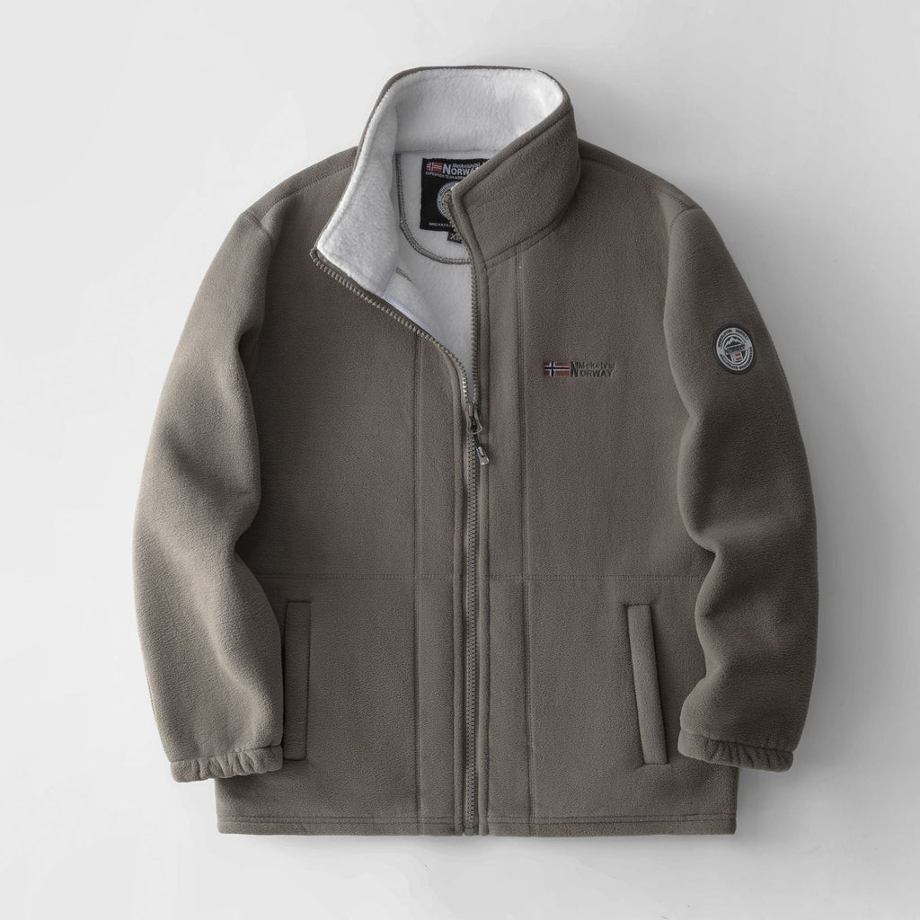 Percival | Mens Fleece Jacket Zip Up Warm Winter Casual Jacket