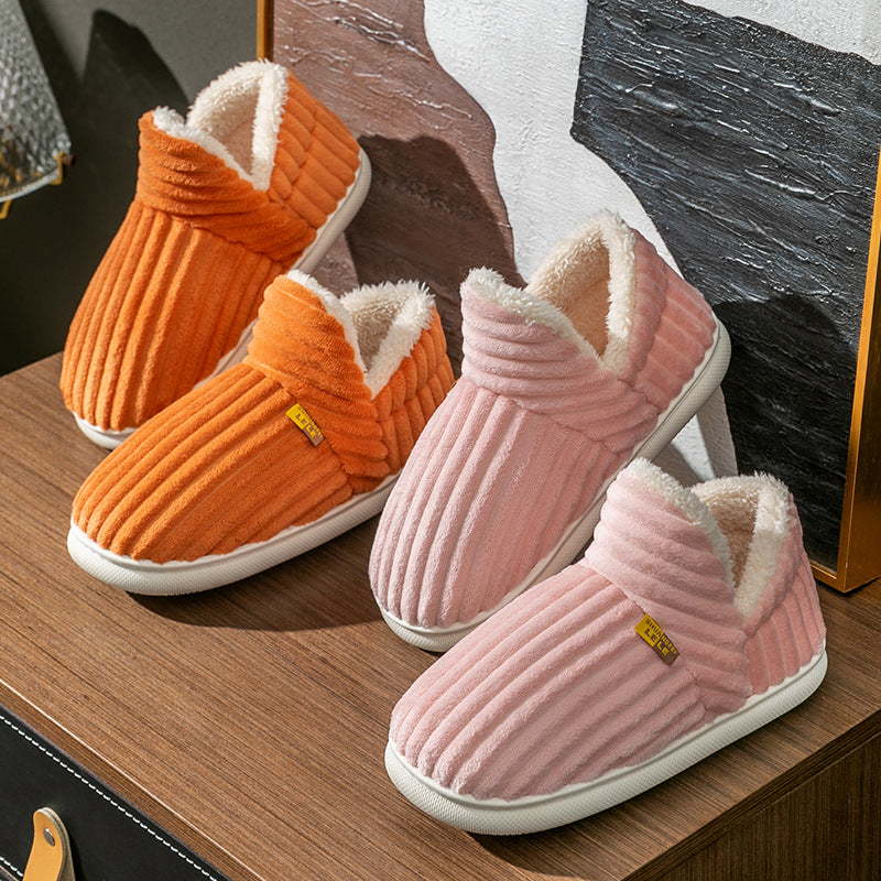 Ursula | Womens Slippers Winter Warm Cotton Back Strap House Slippers