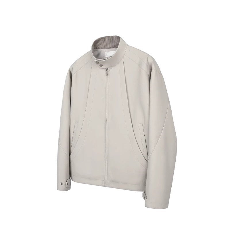 Zinnia | Mens Harrington Jacket Collared Bomber Casual Workwear Jacket