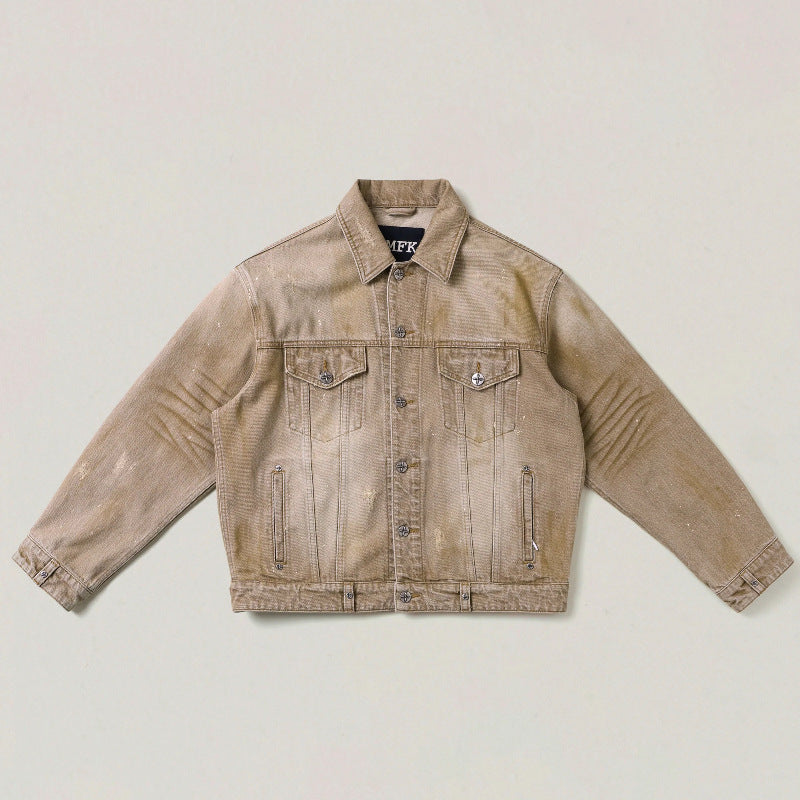 Verity | Womens Embellished Oversized Denim Jacket