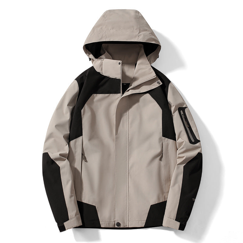 Hendrick | Mens Waterproof Jacket Windproof Lightweight Hooded Rain Jacket