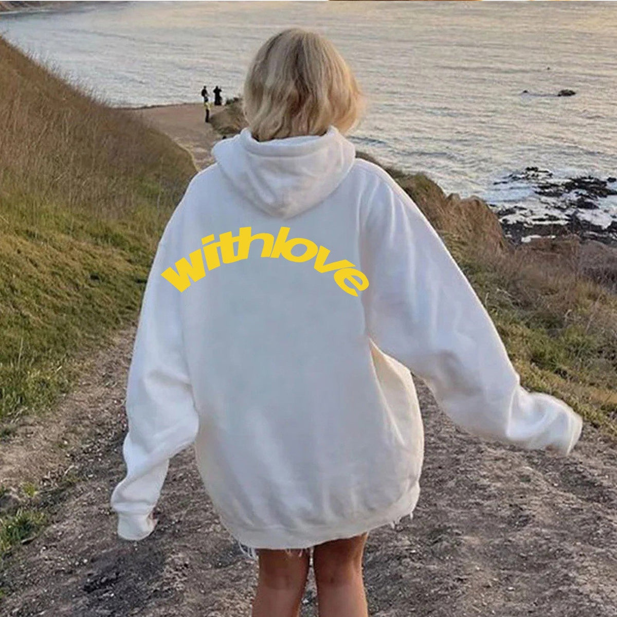 Leif | Womens Hoodies Hooded Sweatshirt Letter Print Long Sleeve Jacket - 7