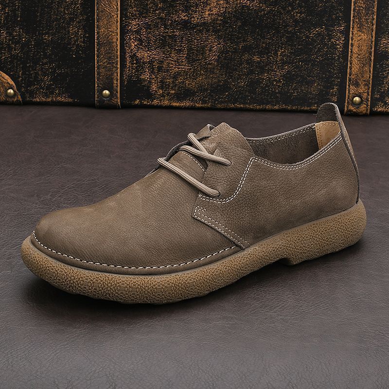 Dashiell | Mens Chelsea Ankle Leather Brogue Casual Boots - 7