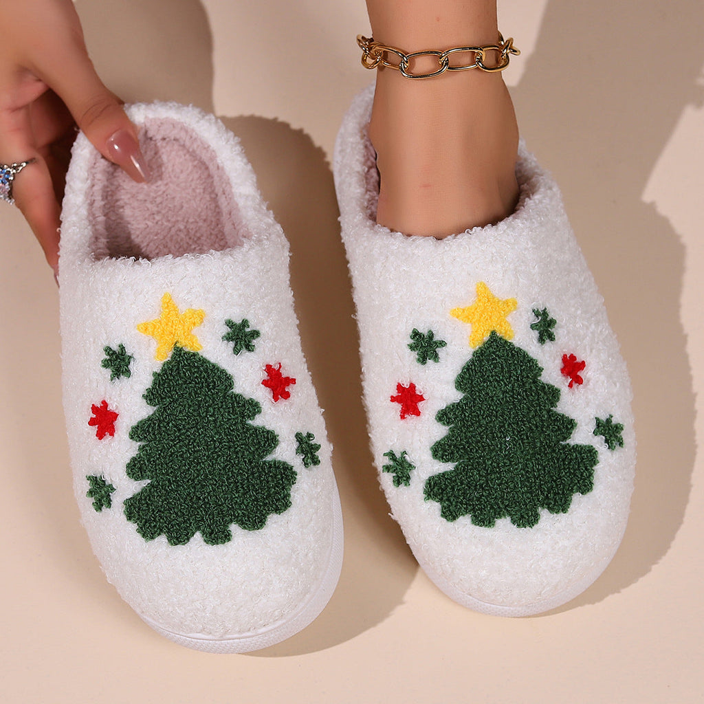 Faas | Womens Slippers Fluffy Warm Memory Foam House Slippers