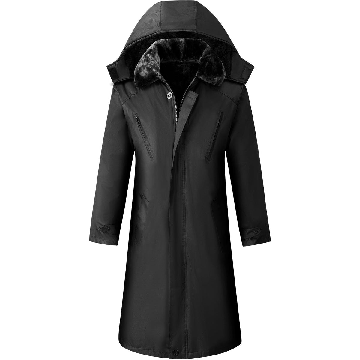Aurelius | Mens Winter Long Military Padded Warm Thickened Coat - 5