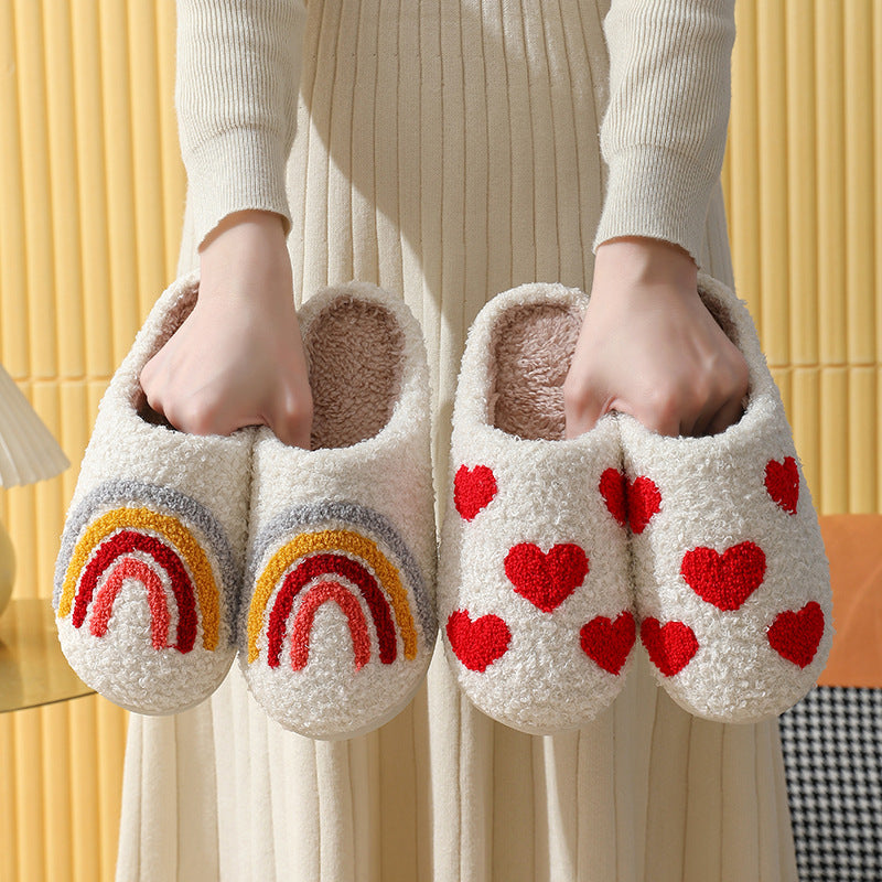Faas | Womens Slippers Fluffy Warm Memory Foam House Slippers
