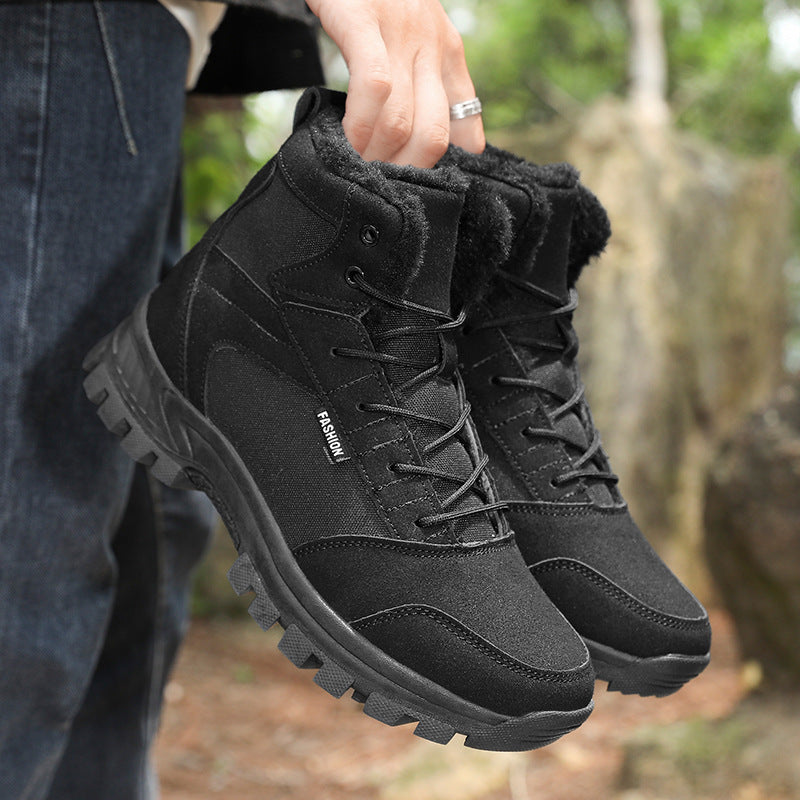 Marcus | Mens Non Slip Fleece Lined Walking Hiking Shoes