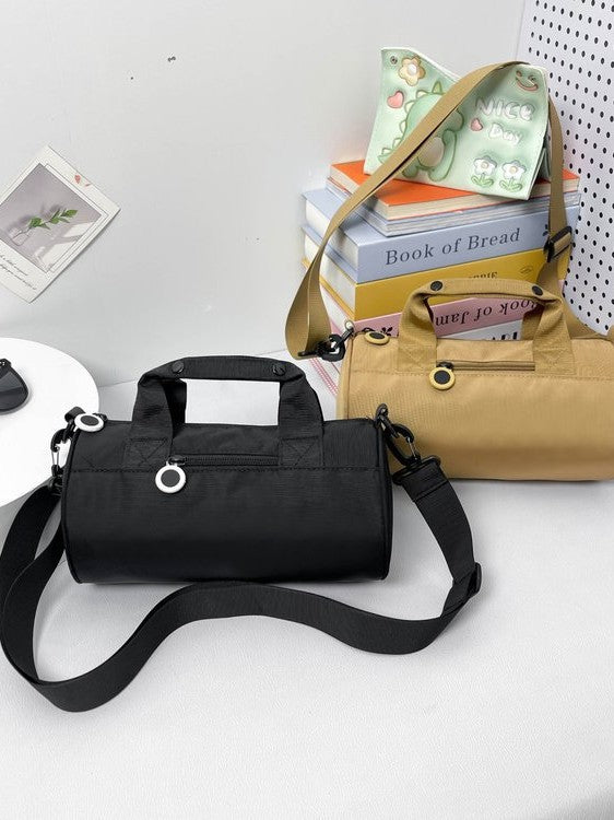 Xander | Womens Crossbody Bag Mini Cylinder Barrel Shoulder Handbag