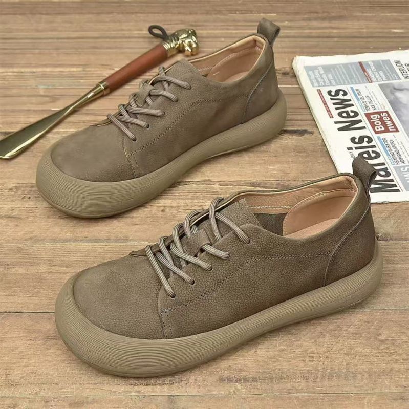 Ferdinand | Mens Leather Casual Smart Low Top Comfortable Shoes - 7