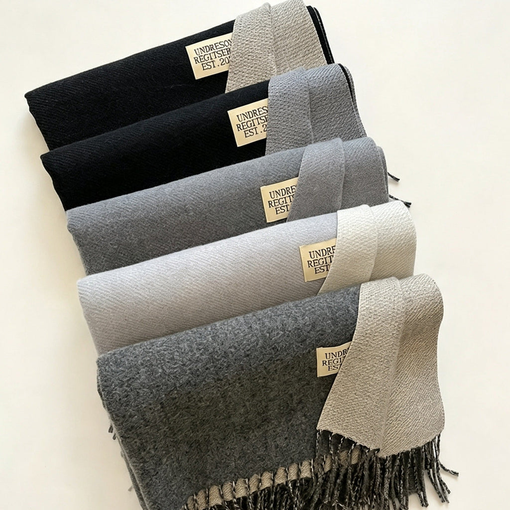 Juliet | Womens Warm Reversible Soft Winter Shawl Scarf - 2