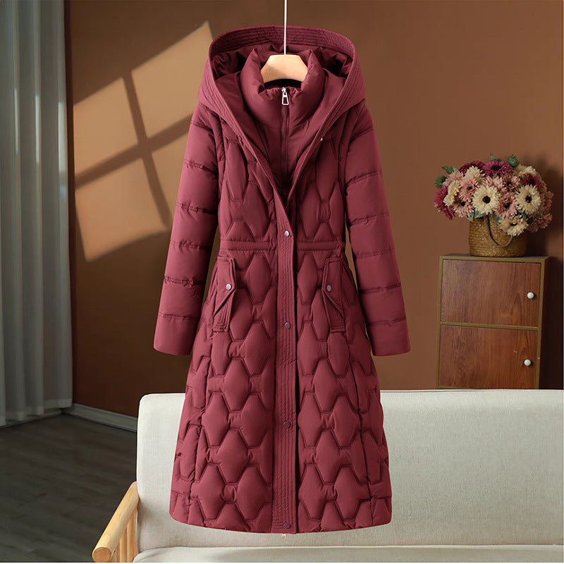 Wilhelmina | Womens Puffer Coat Longline Down Padded Warm Winter Coat