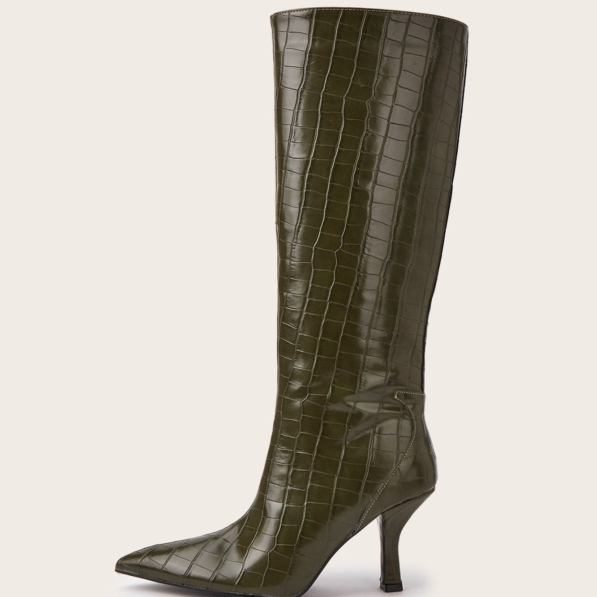 Adelaide | Womens Heeled Boots Pointed Toe Stiletto Leather Ankle Boots