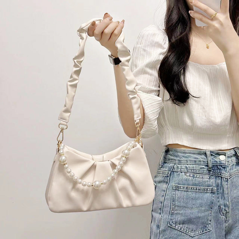 Zane | Womens Shoulder Bag Cloud Pleated Underarm Handbag