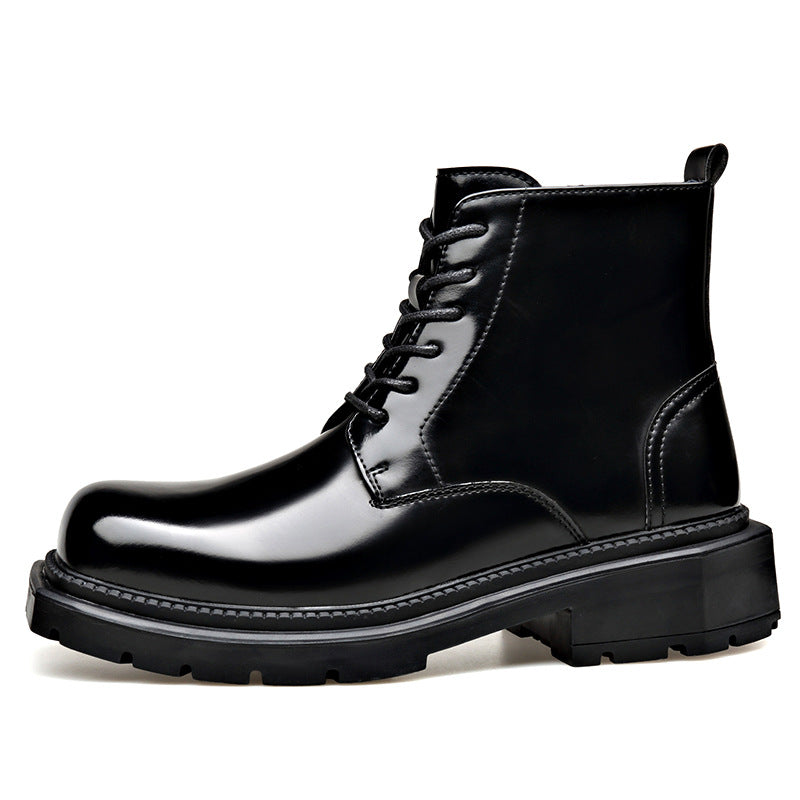 Quentin | Mens Chelsea Boots Fleece Lined Ankle Platform Winter Boots - 6