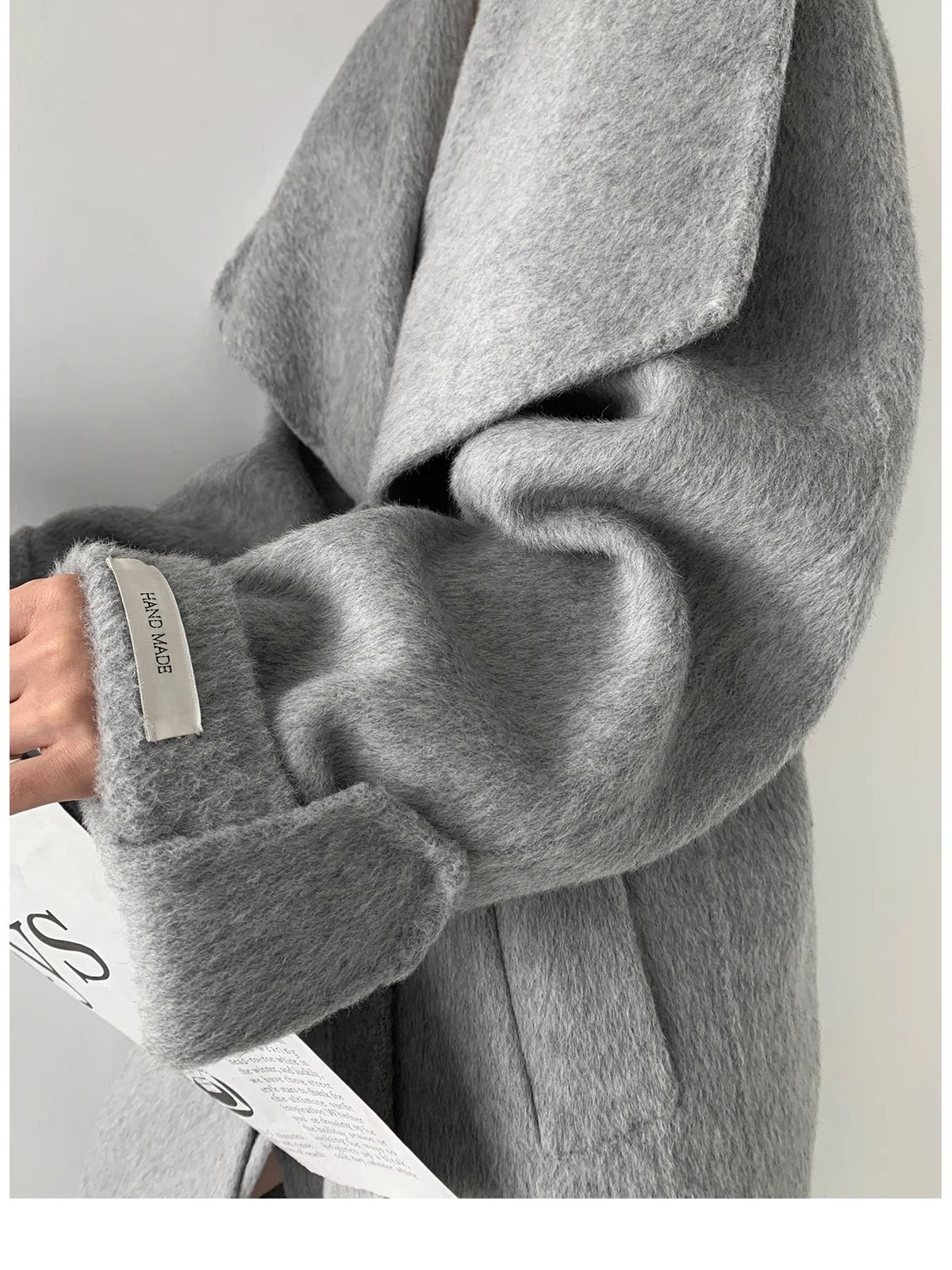 Lachlan | Womens Wool Coat Long Belted Winter Overcoat Trench