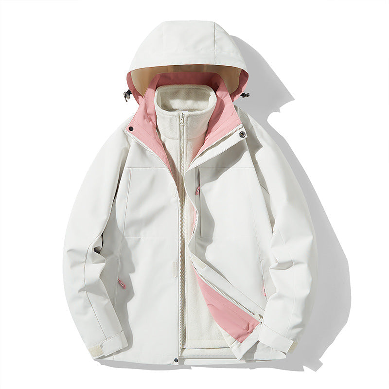 Imogen | Womens Waterproof Hooded 3-in-1 Jacket Fleece Lined
