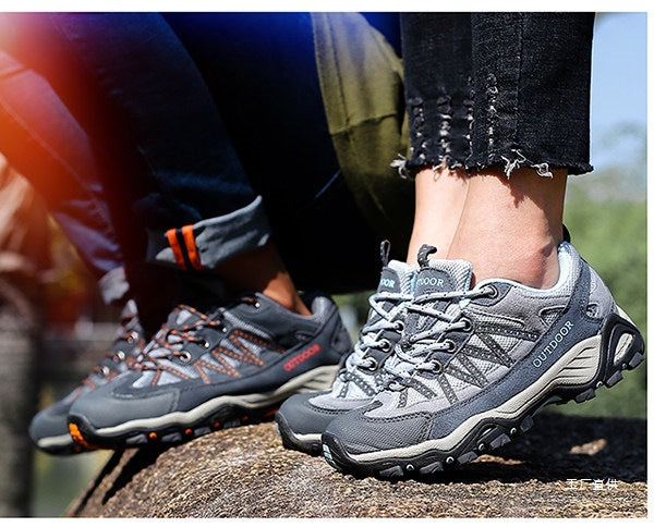 Delphine | Womens Leather Non Slip Breathable Walking Hiking Shoes