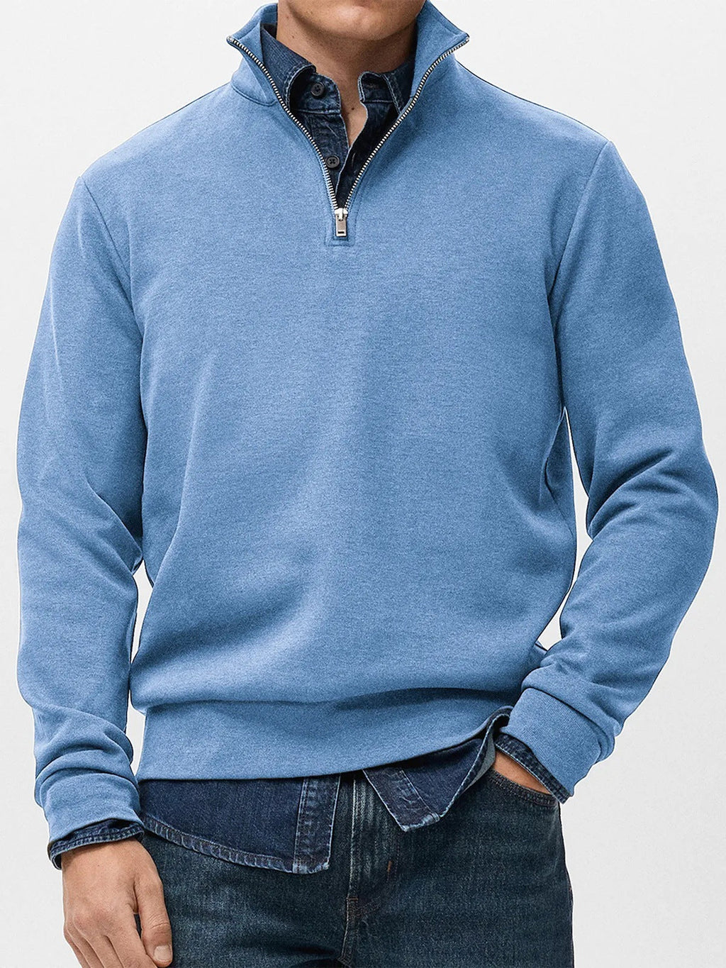 Abel | Half Zip Fleece Mens Sweatshirt