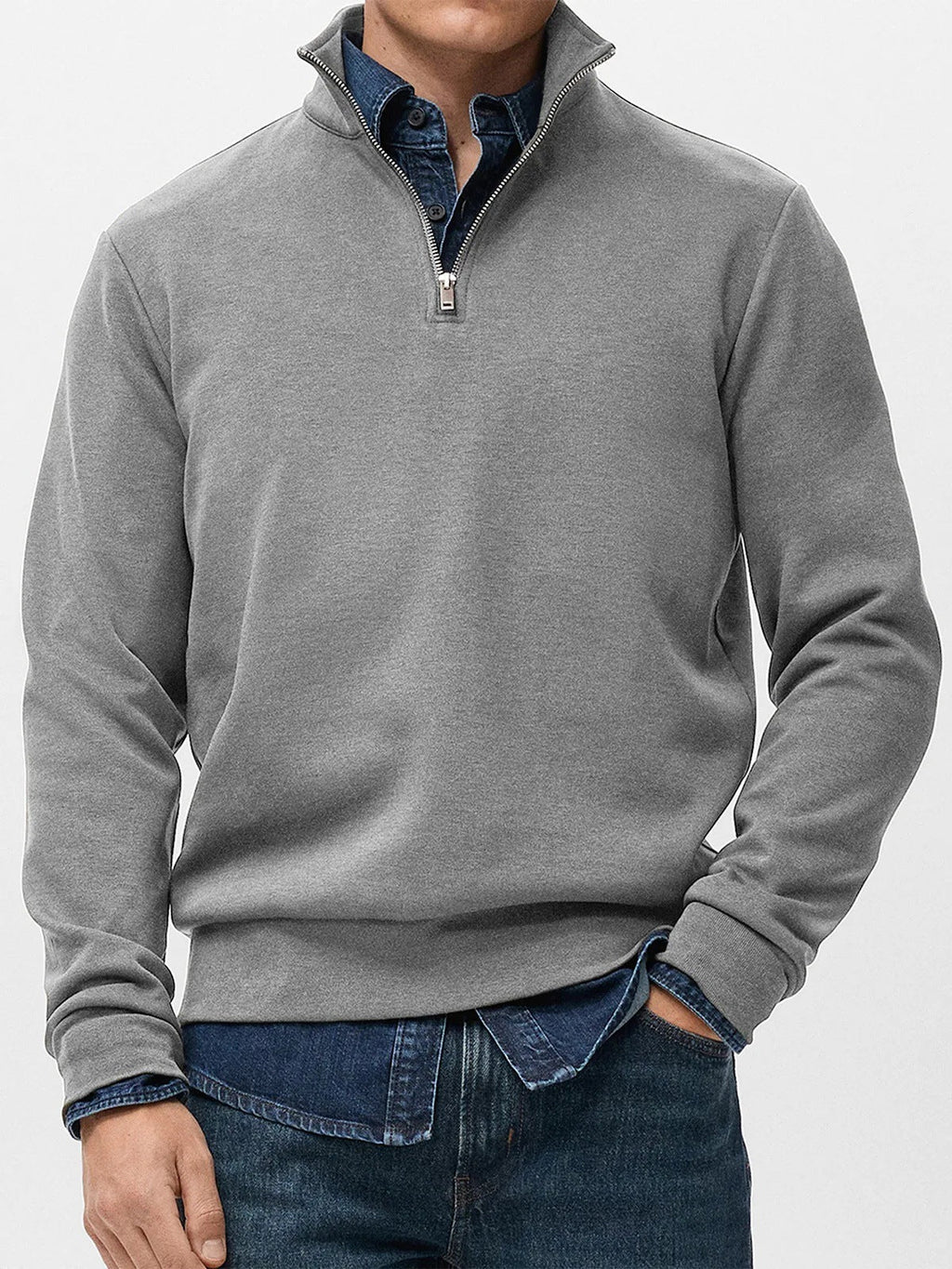 Abel | Half Zip Fleece Mens Sweatshirt