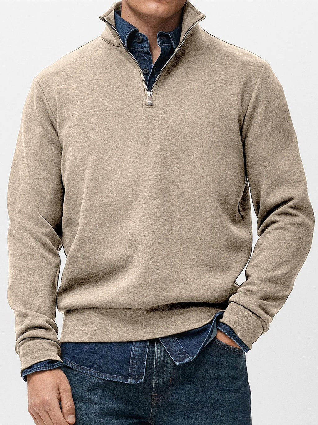 Abel | Half Zip Fleece Mens Sweatshirt
