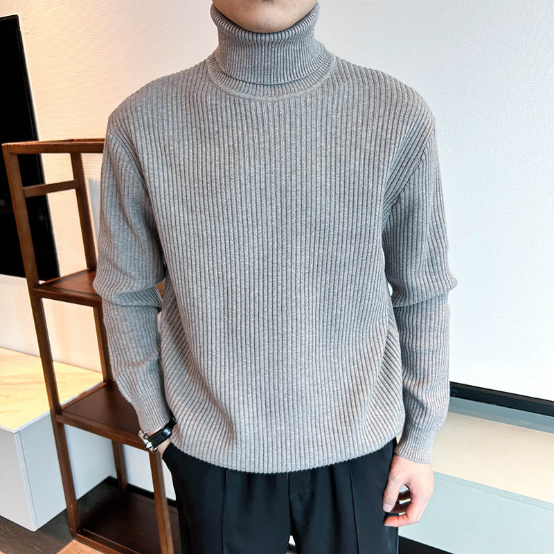 Alistair | Mens Turtleneck Knitted Jumper Business Base Layer - 2