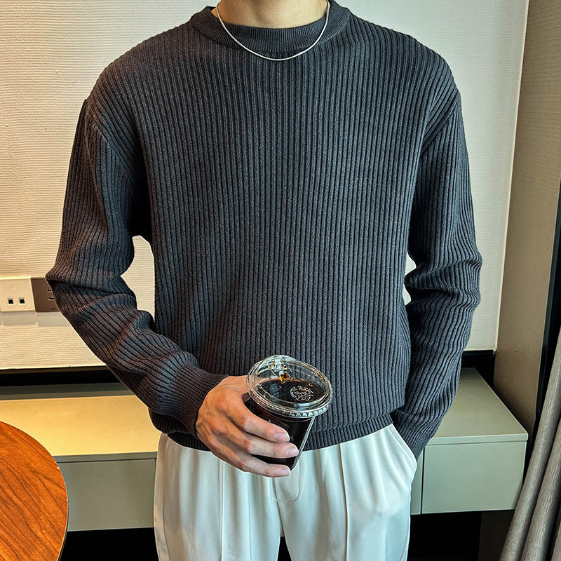 Alistair | Mens Turtleneck Knitted Jumper Business Base Layer - 8