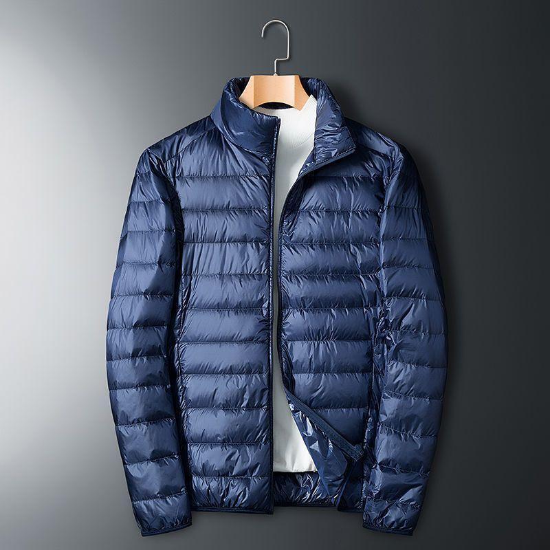 Barnaby | Mens Quilted Lightweight Puffer Jacket, Navy Blue