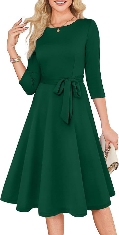 Celeste | Cocktail A Line Midi Wedding Guest Formal Dresses - 2