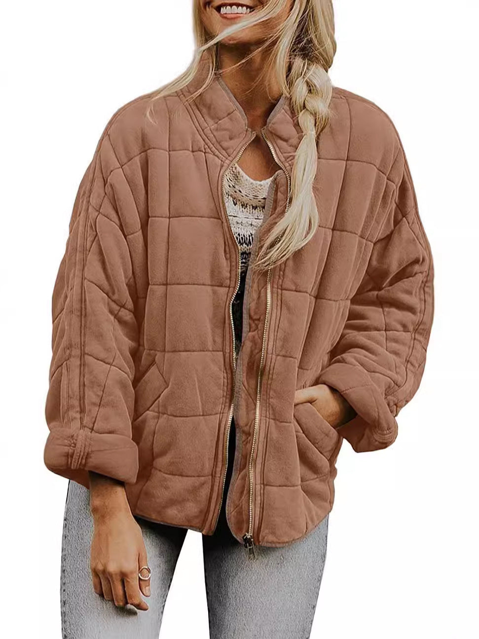Cilla | Womens Stand Collar Padded Jacket - 5