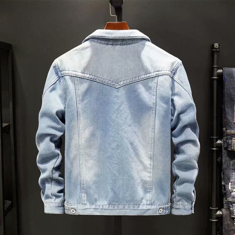 Cormac | Mens Fleece Lined Denim Jacket - 4