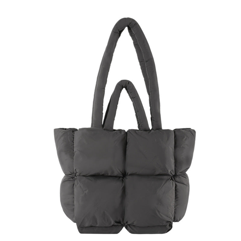 Cosette | Womens Quilted Padded Shoulder Tote Bag - 5