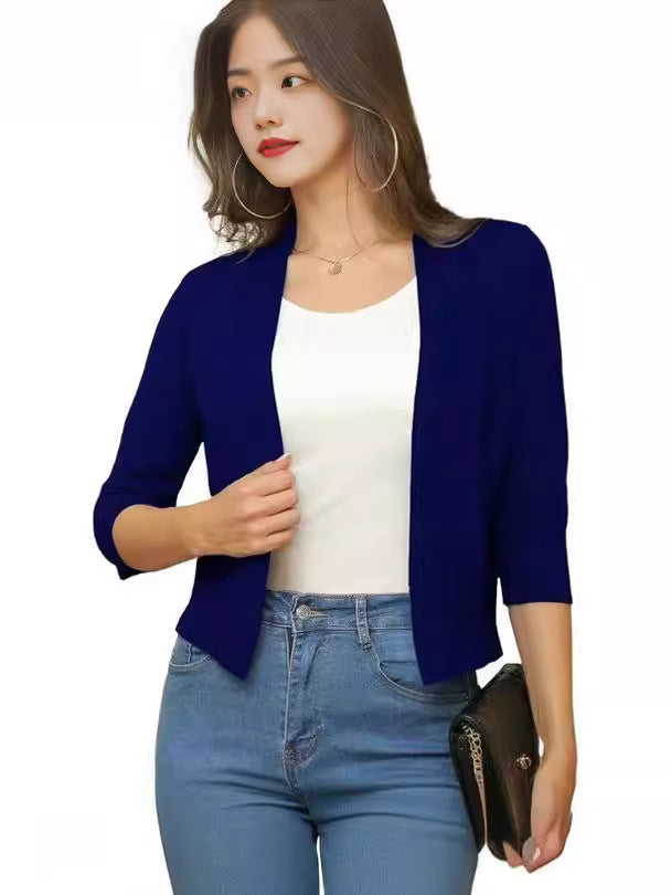 Delphine | Womens Knitted Cardigan Short Coat Versatile - 5
