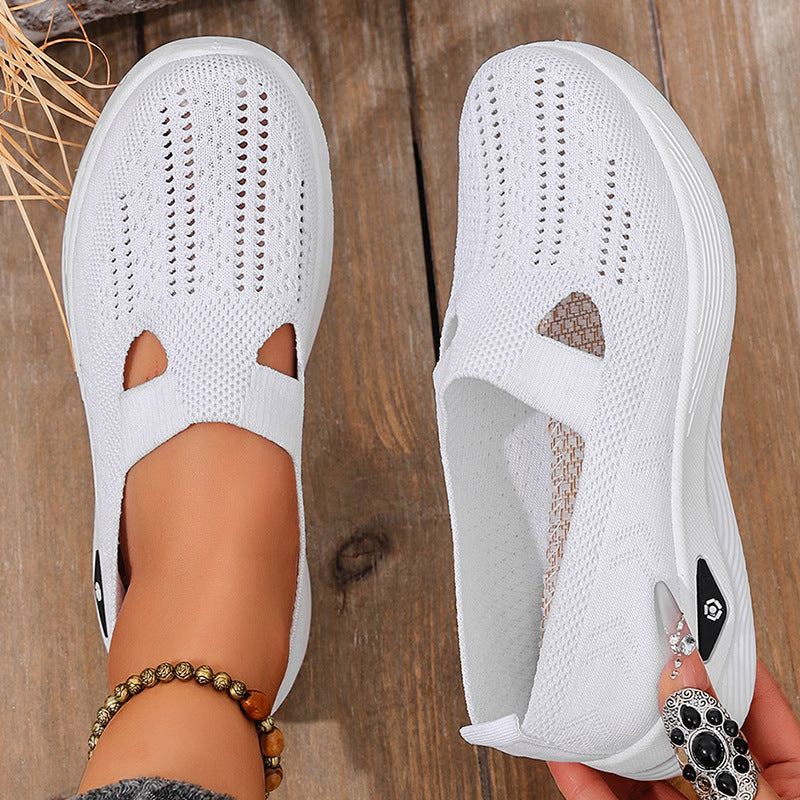 Elka | Womens Flexible Knit Lightweight Shoes - 6