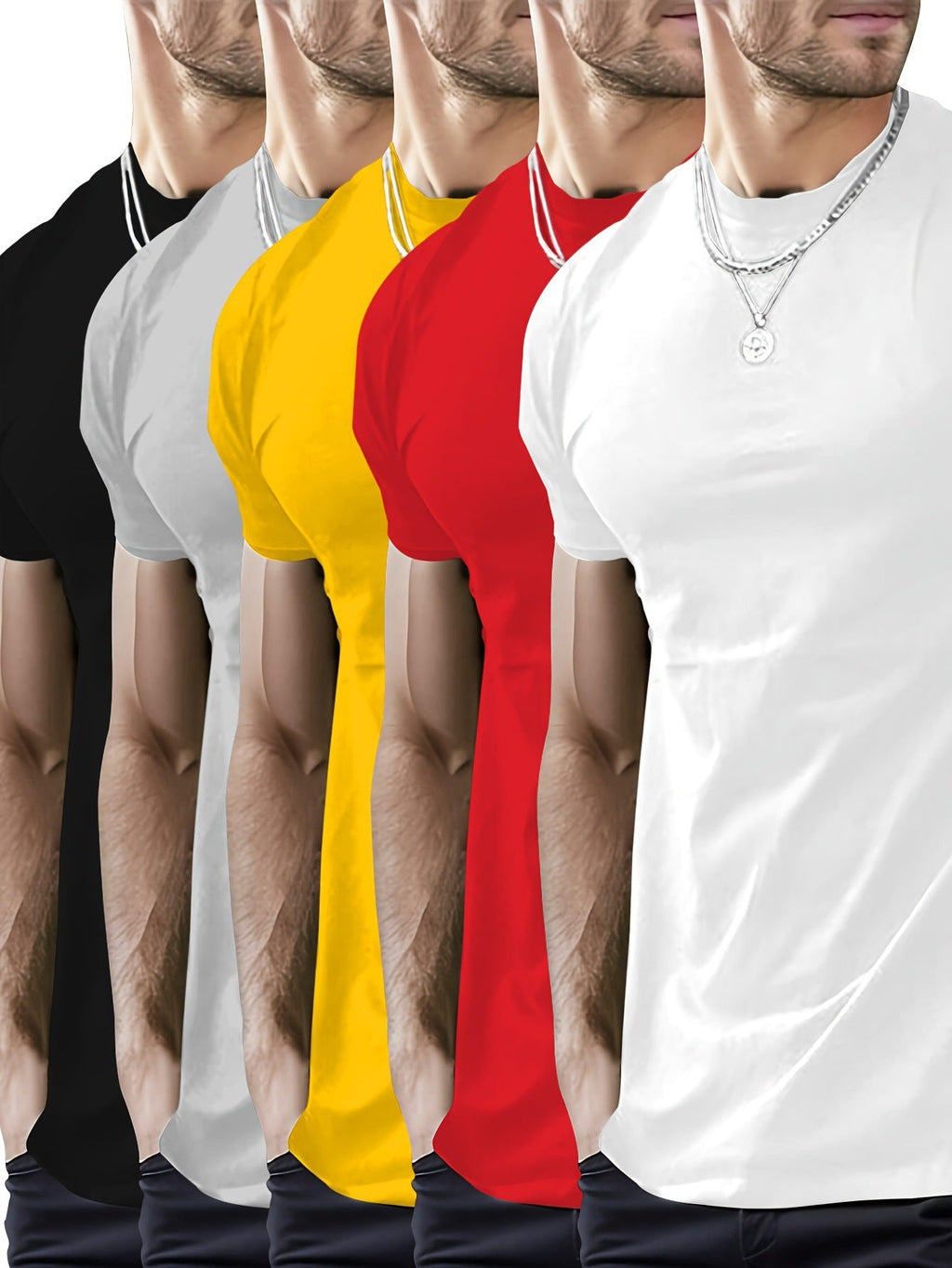 Emmerson | Mens Cotton Round Neck Short Sleeve T Shirt - 4