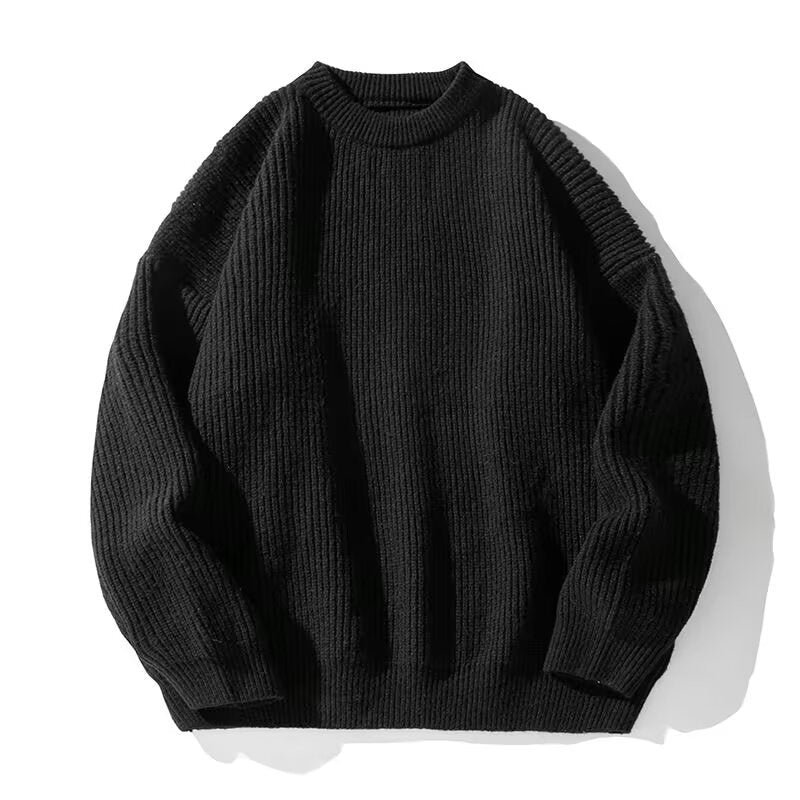 Everett | Mens Heavy Rib Knitted Jumper Loose - 5