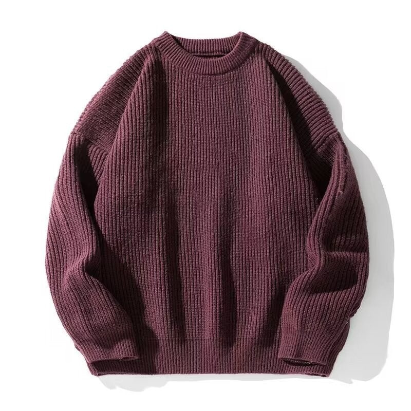 Everett | Mens Heavy Rib Knitted Jumper Loose - 9