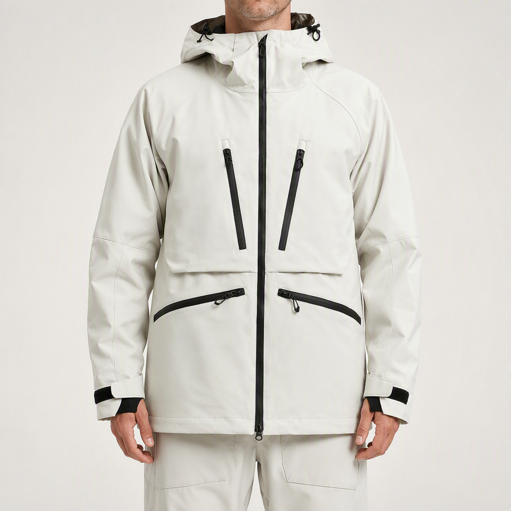 Faun | Mens Ski Jacket Waterproof Windproof Snowboard Winter Coat, Design 2