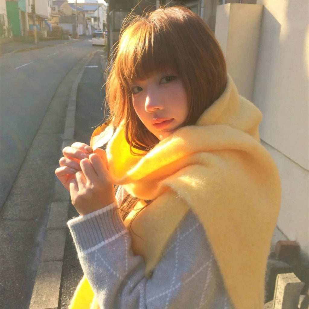 Faye | Womens Soft Mohair Shawl Scarf - 1
