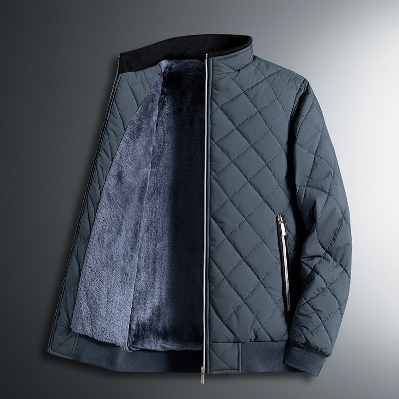 Ferris | Mens Quilted Fleece Lined Winter Jacket