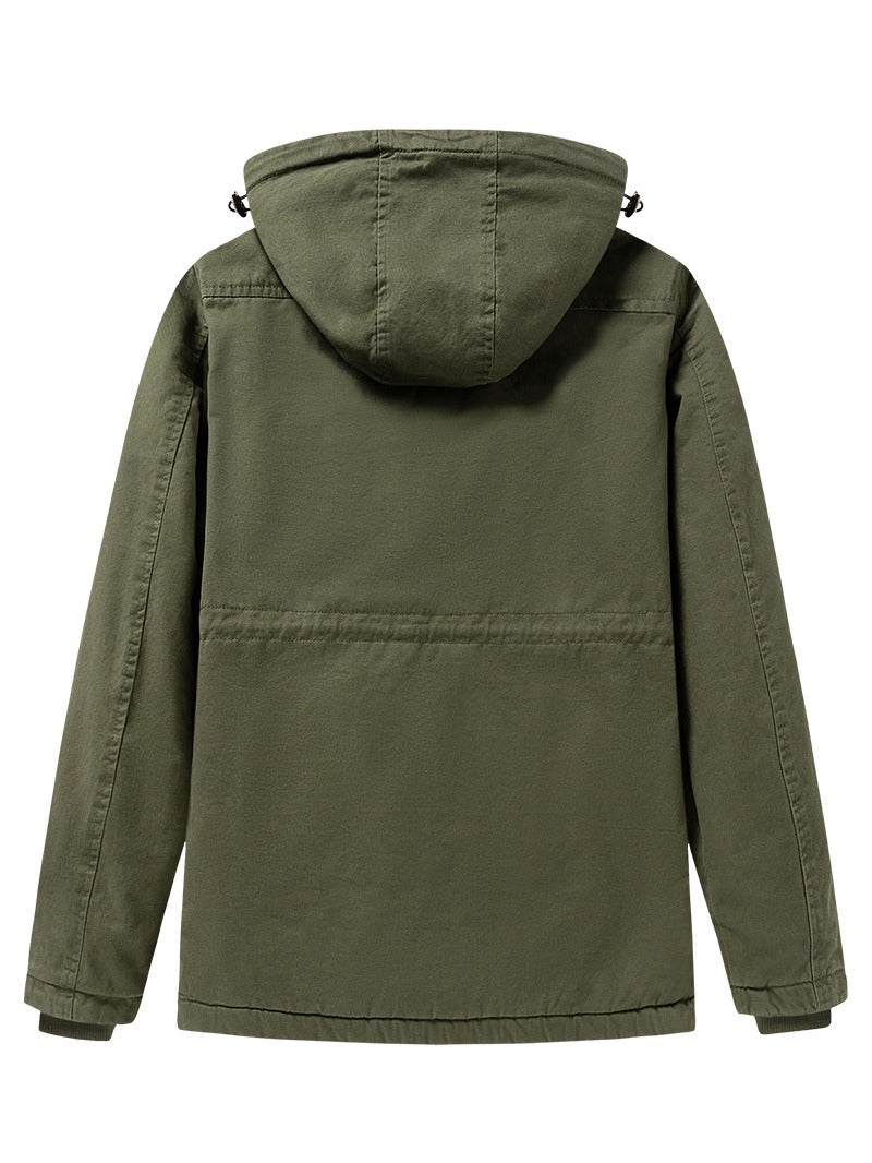 Harlan | Mens Fleece Lined Hooded Winter Work Jacket - 3