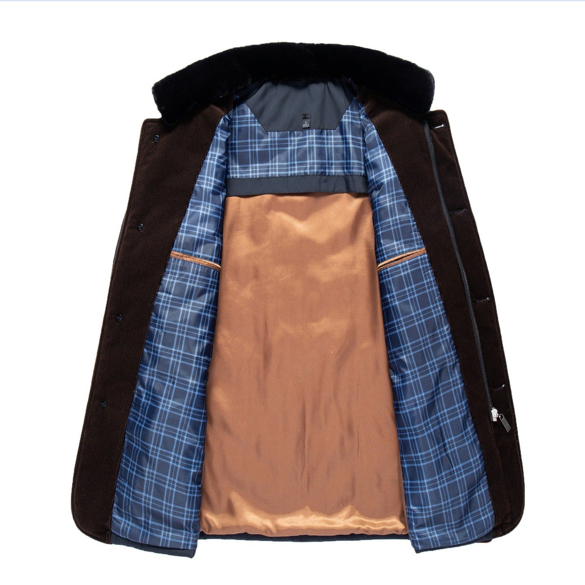 Hector | Mens Fleece Lined Fur Collar Winter Jacket
