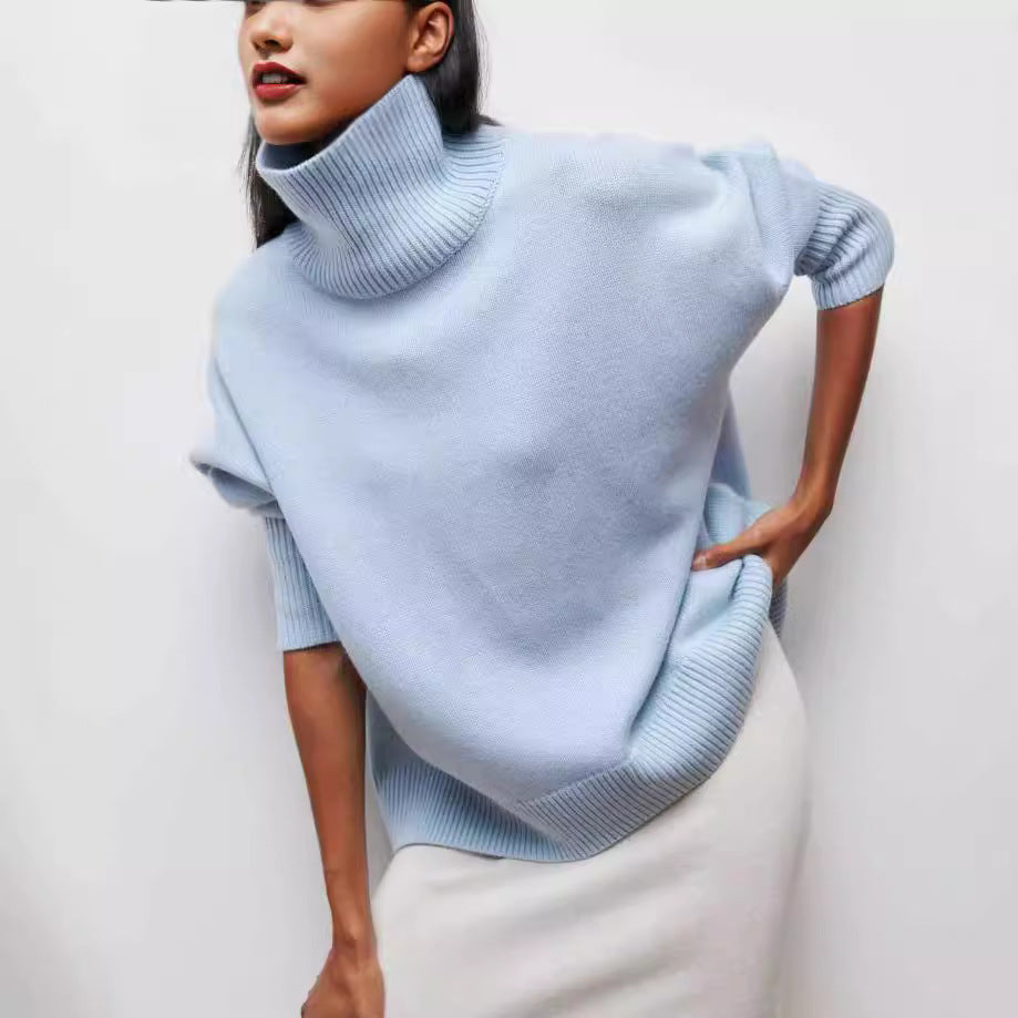 Ingrid | Womens Turtleneck Knitted Jumper - 1