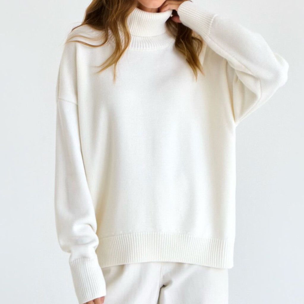 Ingrid | Womens Turtleneck Knitted Jumper - 4