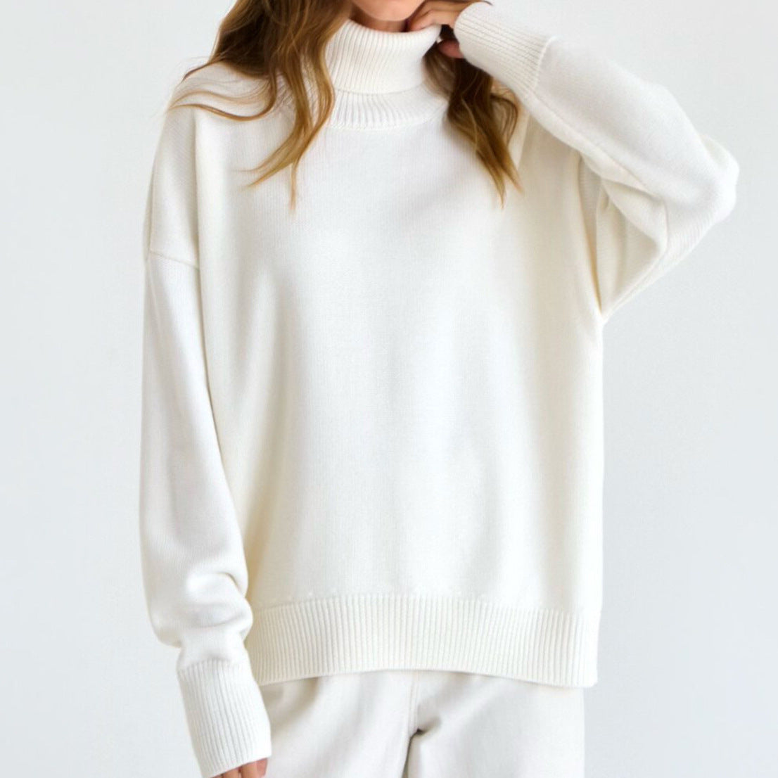 Ingrid | Womens Turtleneck Knitted Jumper - 4