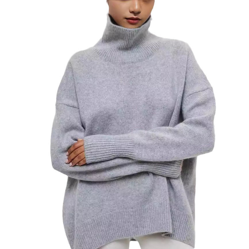 Ingrid | Womens Turtleneck Knitted Jumper - 5