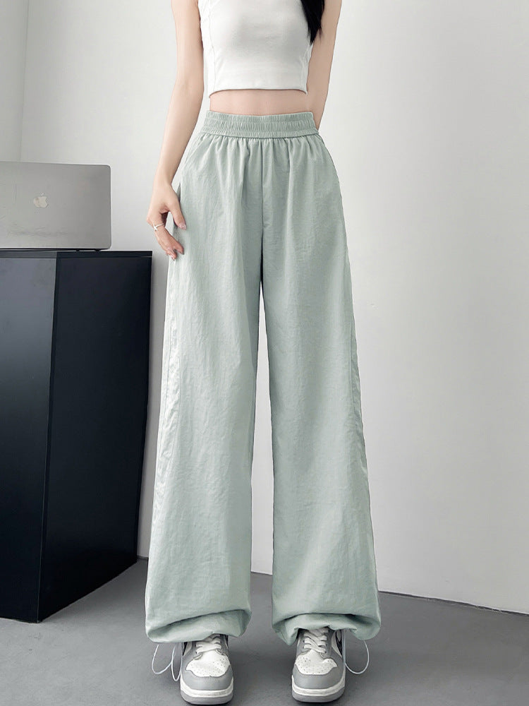 Isla | Womens High Waisted Wide Leg Drape Workwear Trousers Pants - 3