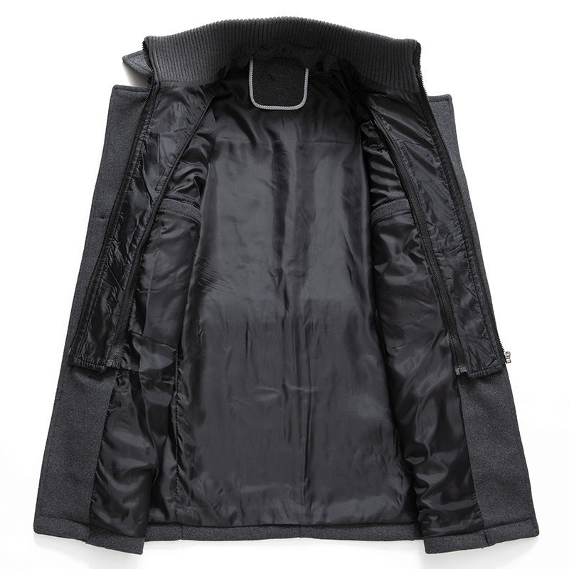 Jules | Mens Wool Double Collar Winter Coat
