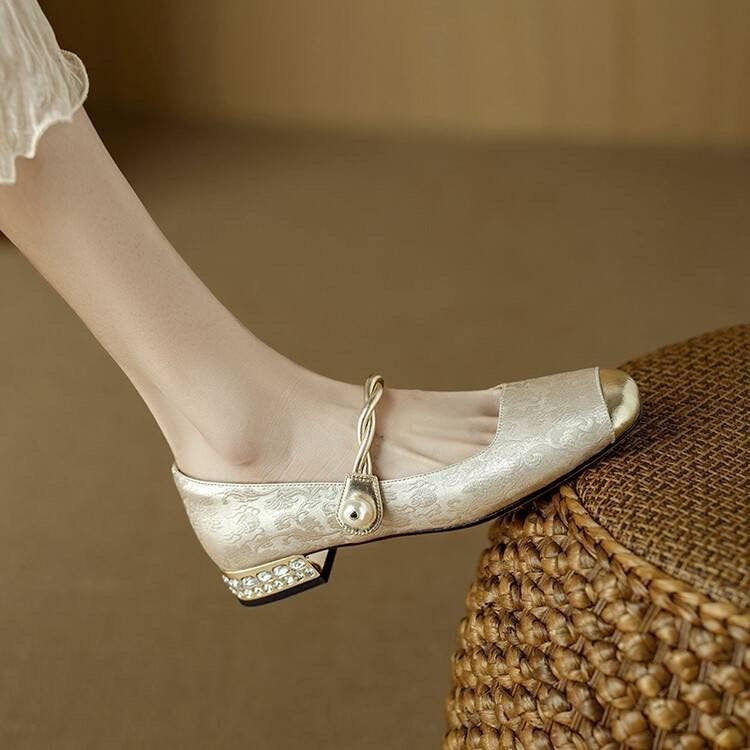 Juliette | Womens Mary Jane Ballet Flats Flat Shoes - 4