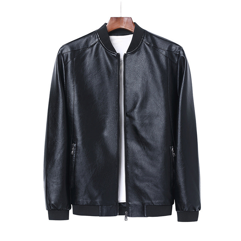 Kai | Mens Slim Fit Leather Jacket - 2
