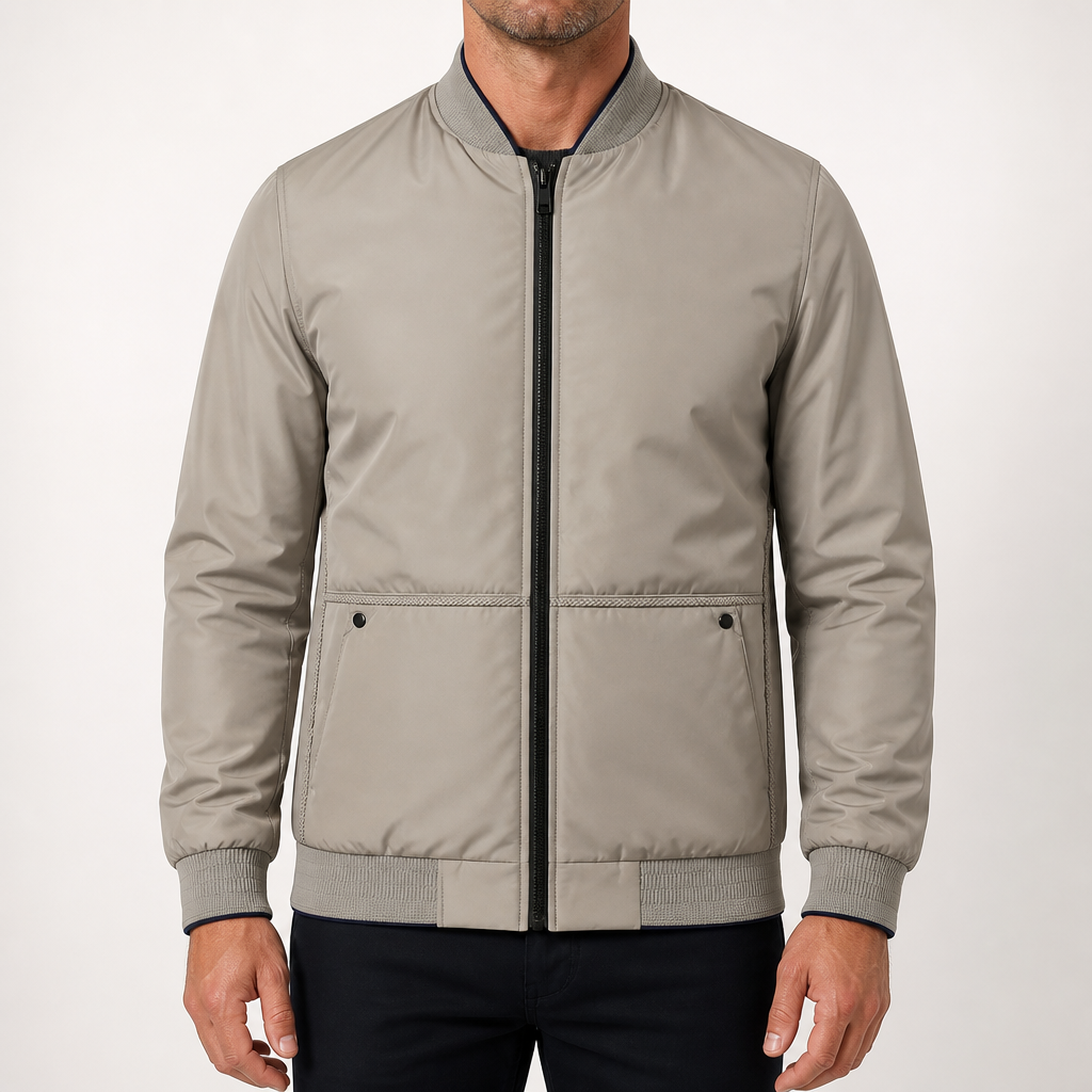 Lachlan | Mens Padded Puffer Winter Warm Casual Jacket, Khaki